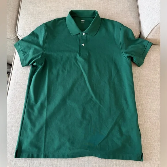 Uniqlo Green Polo Shirt - Picture 1 of 3